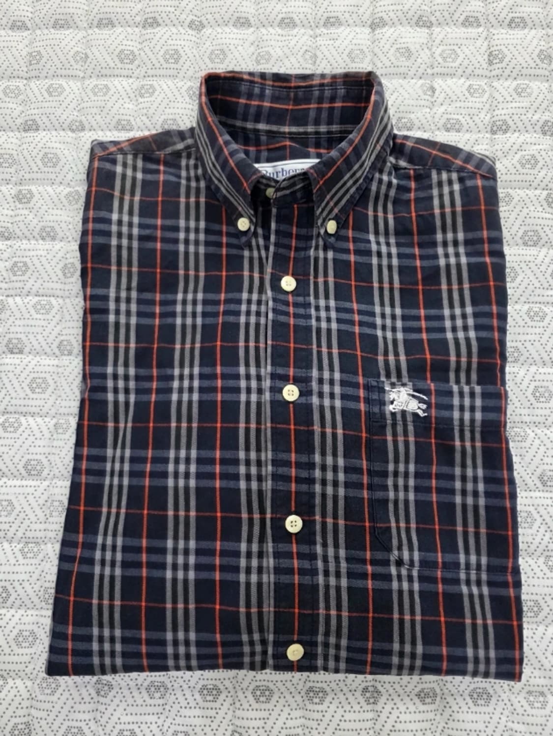 버버리 체크 남방 100 상품이미지3