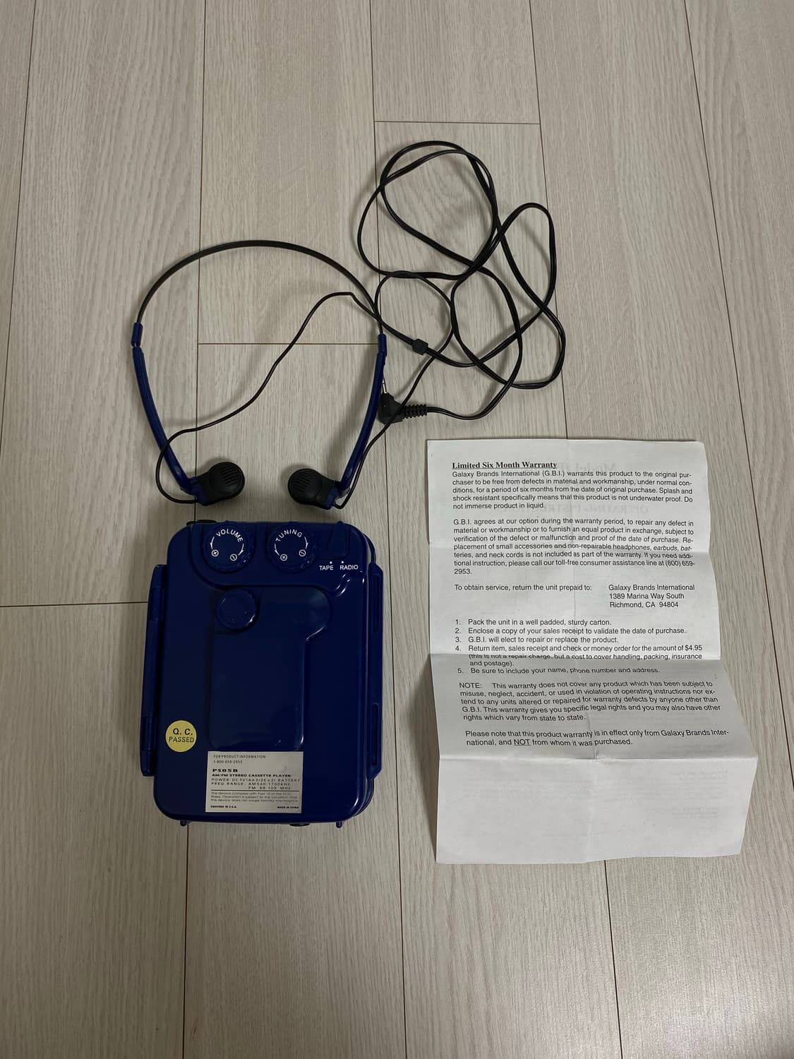 1993년 POLO SPORT CASSETTE PLAYER OG 상품이미지6