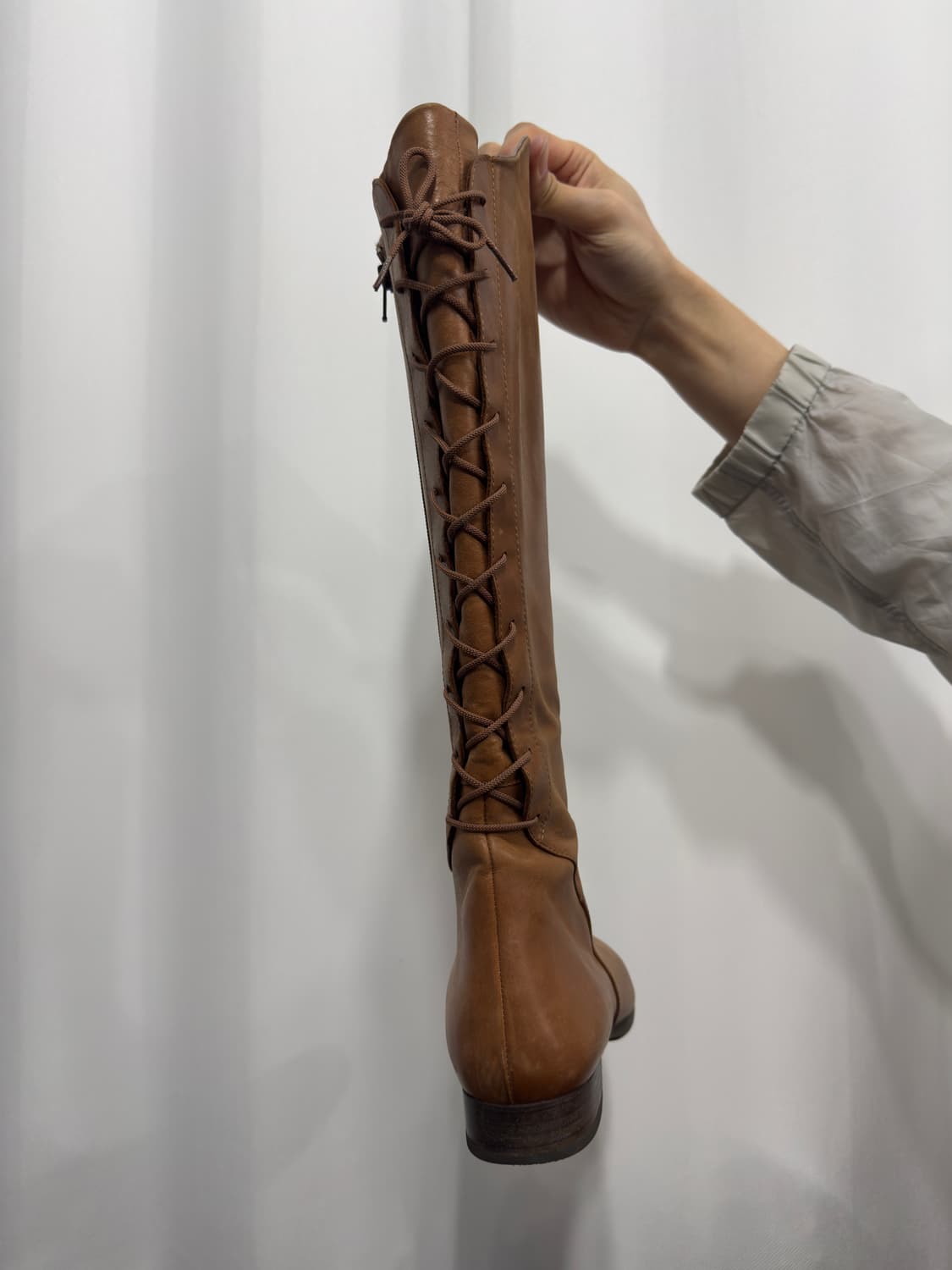 vabeene leather laceup boots 상품이미지7