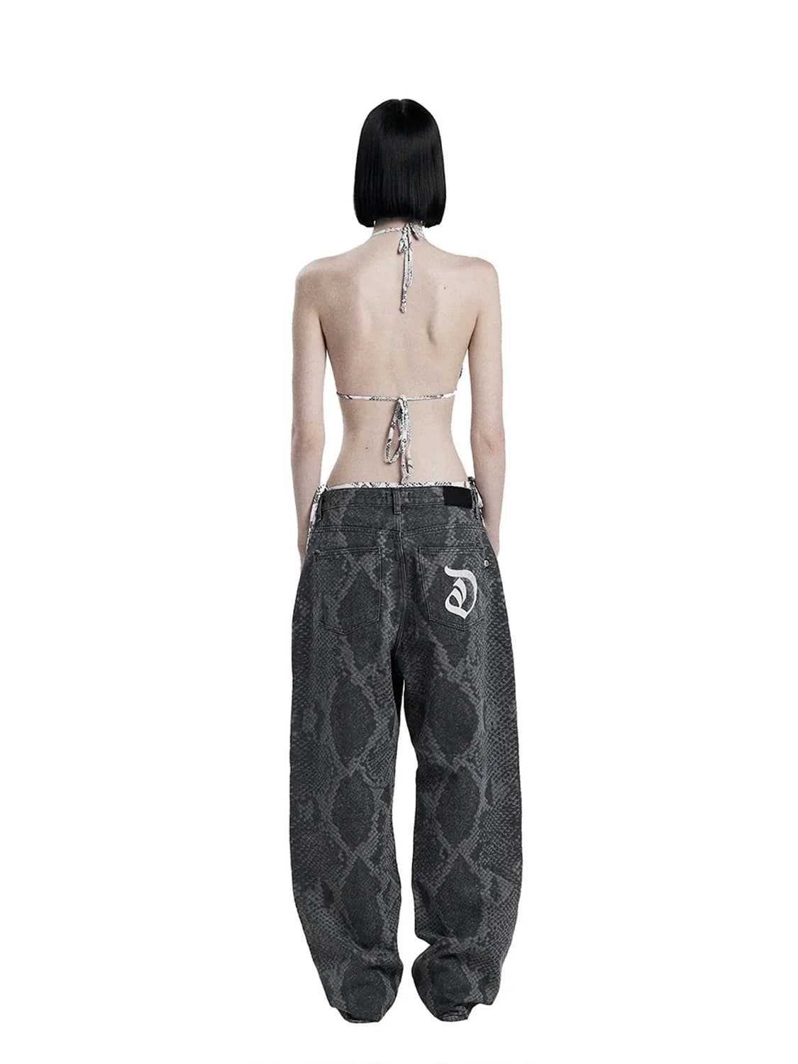ODOR kay python pant 상품이미지3
