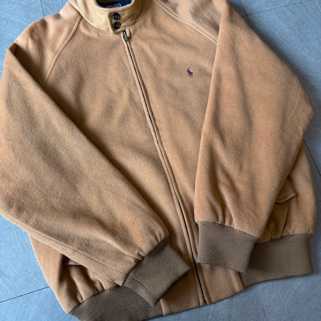 폴로 정품 두산 정품 브라운 울 바라쿠다 자켓 상품이미지7