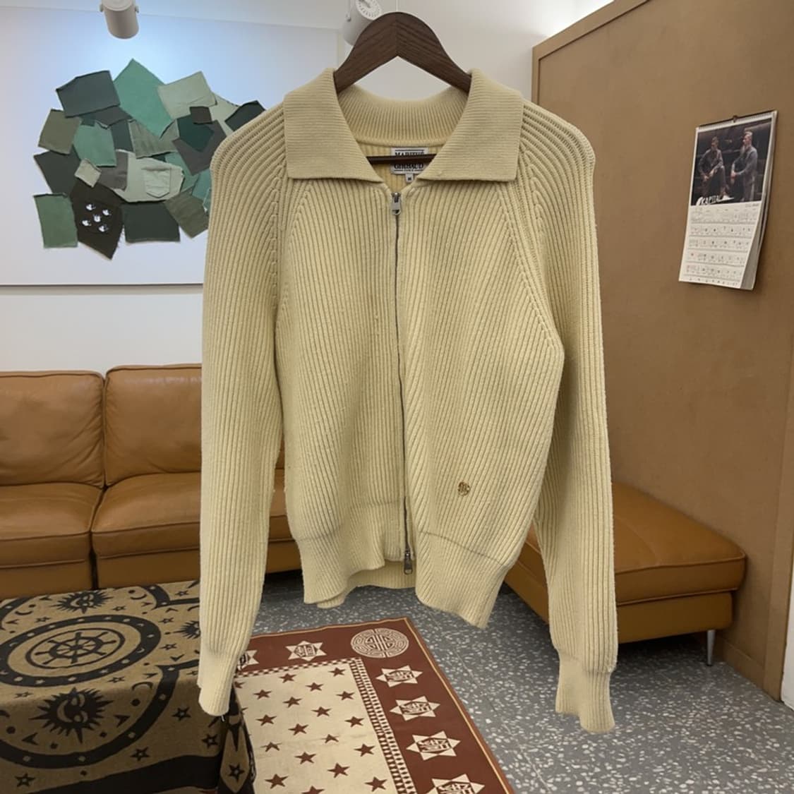 마리테 프랑소와 저버 여리핏 뜨개 니트 가디건 M C08730 상품이미지3