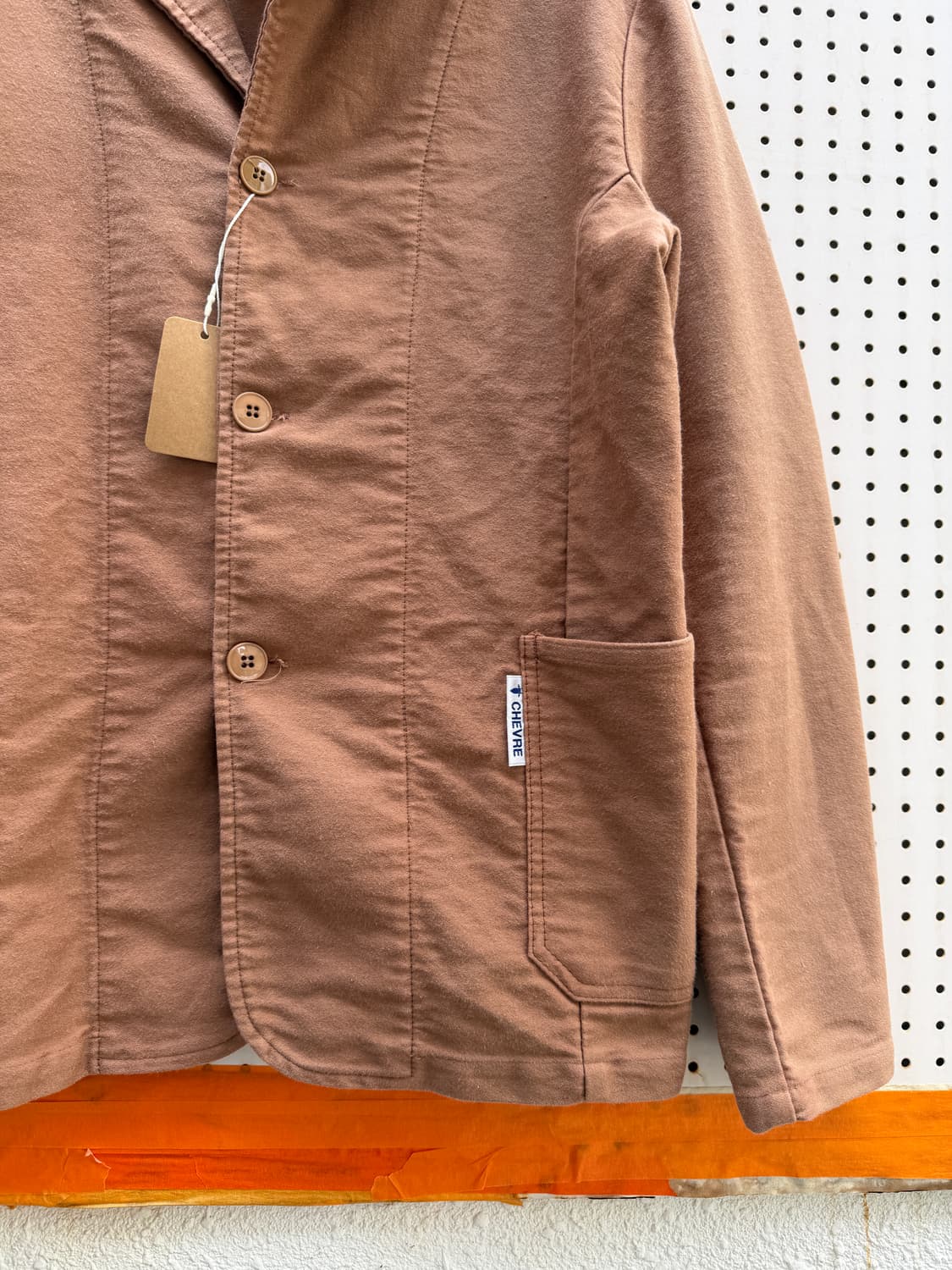 CHEVRE BROWN MOLESKIN 브라운 몰스킨 프렌치 워크자켓 상품이미지5