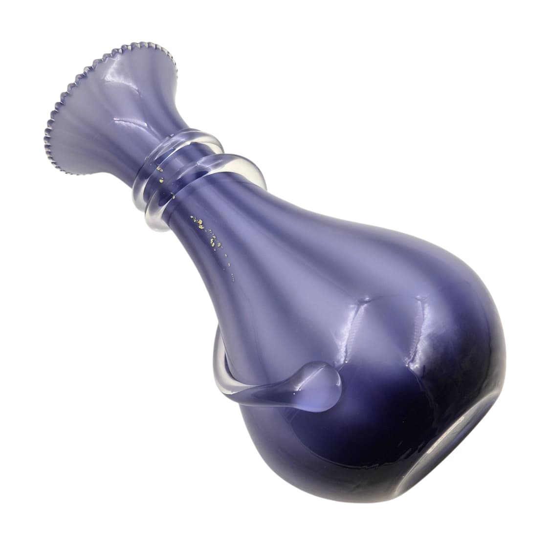 70s 히가시노 핸드블로운 스윌 금박 꽃병 상품이미지6