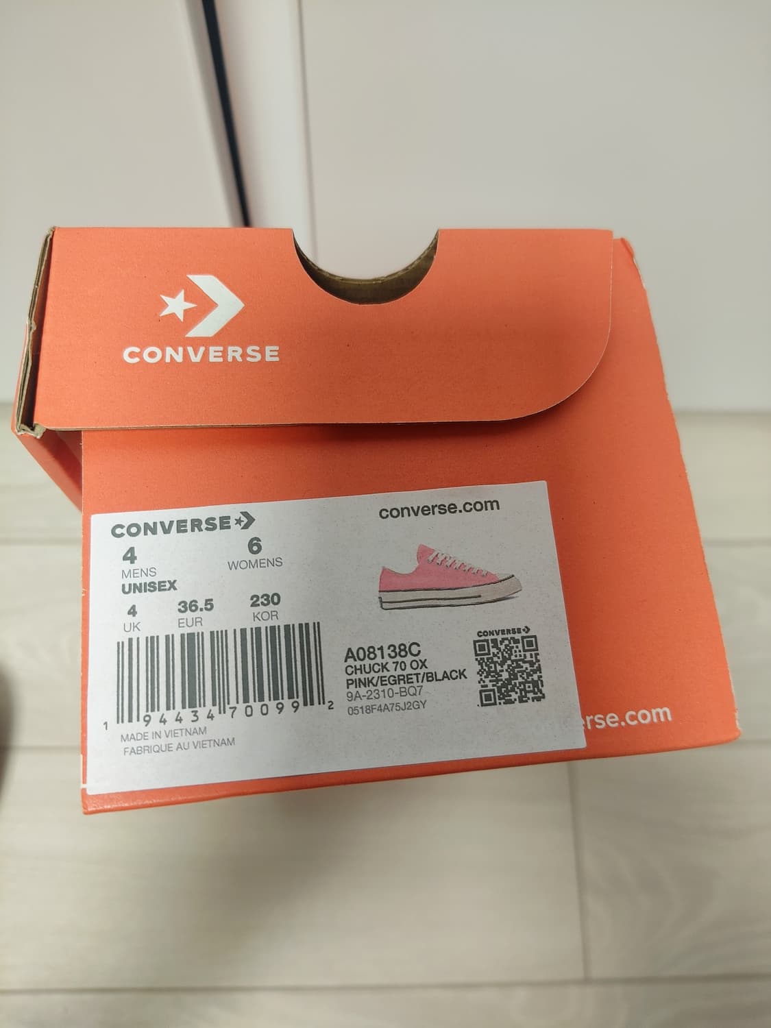 새상품 컨버스 분홍 230 상품이미지8