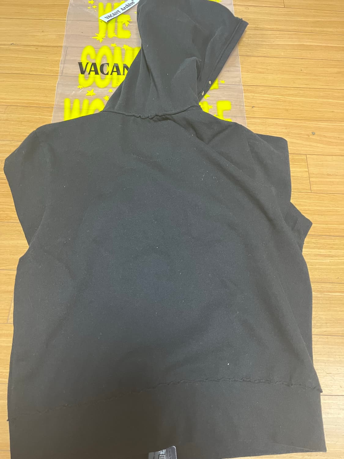 베이컨트 아카이브 후드집업 스몰 블랙 상품이미지3