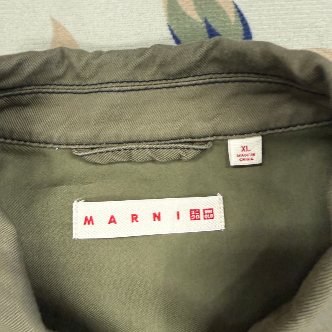 (XL)유니클로 x 마르니 코튼 워크자켓 (카키) 상품이미지2