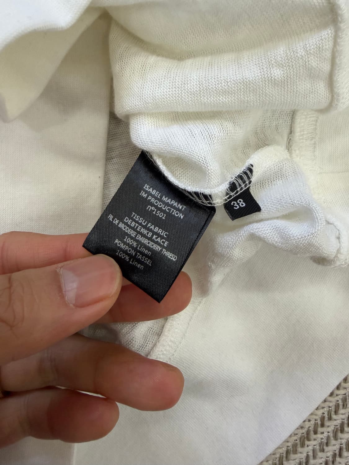 정품) 이자벨마랑 여성 루즈핏 얇은소재 맨투맨 38 상품이미지7