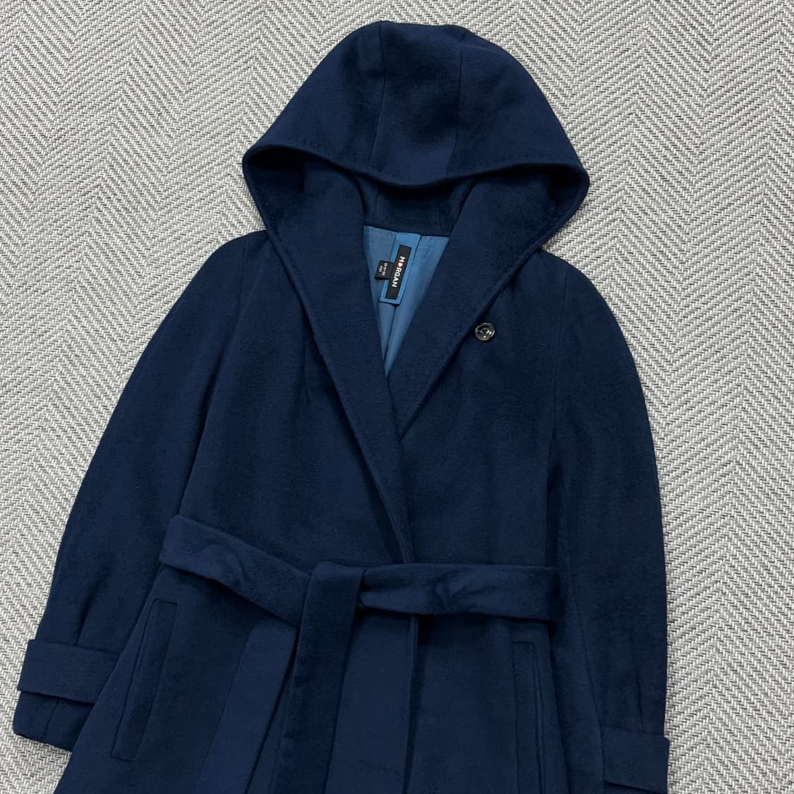 모르간 울블렌딩 로브코트  v1430  상품이미지3