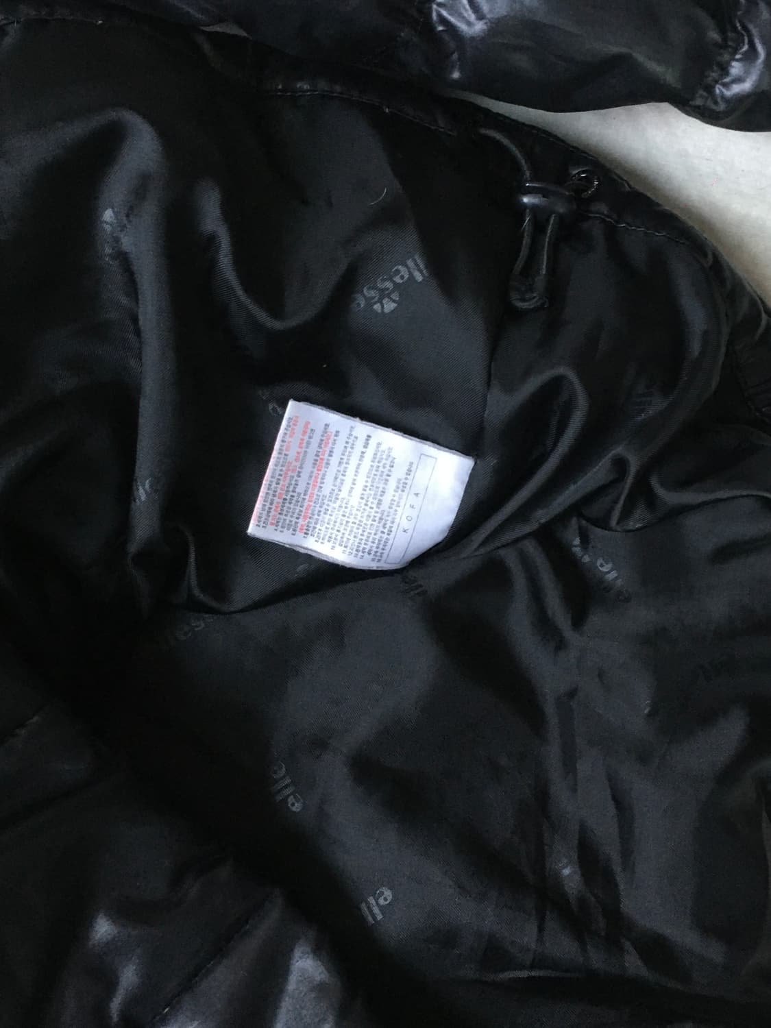 엘레쎄 자수 경량패딩 상품이미지5