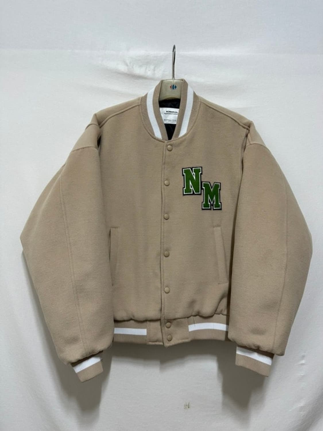 노메뉴얼 바시티 자켓(베이지) 상품이미지1