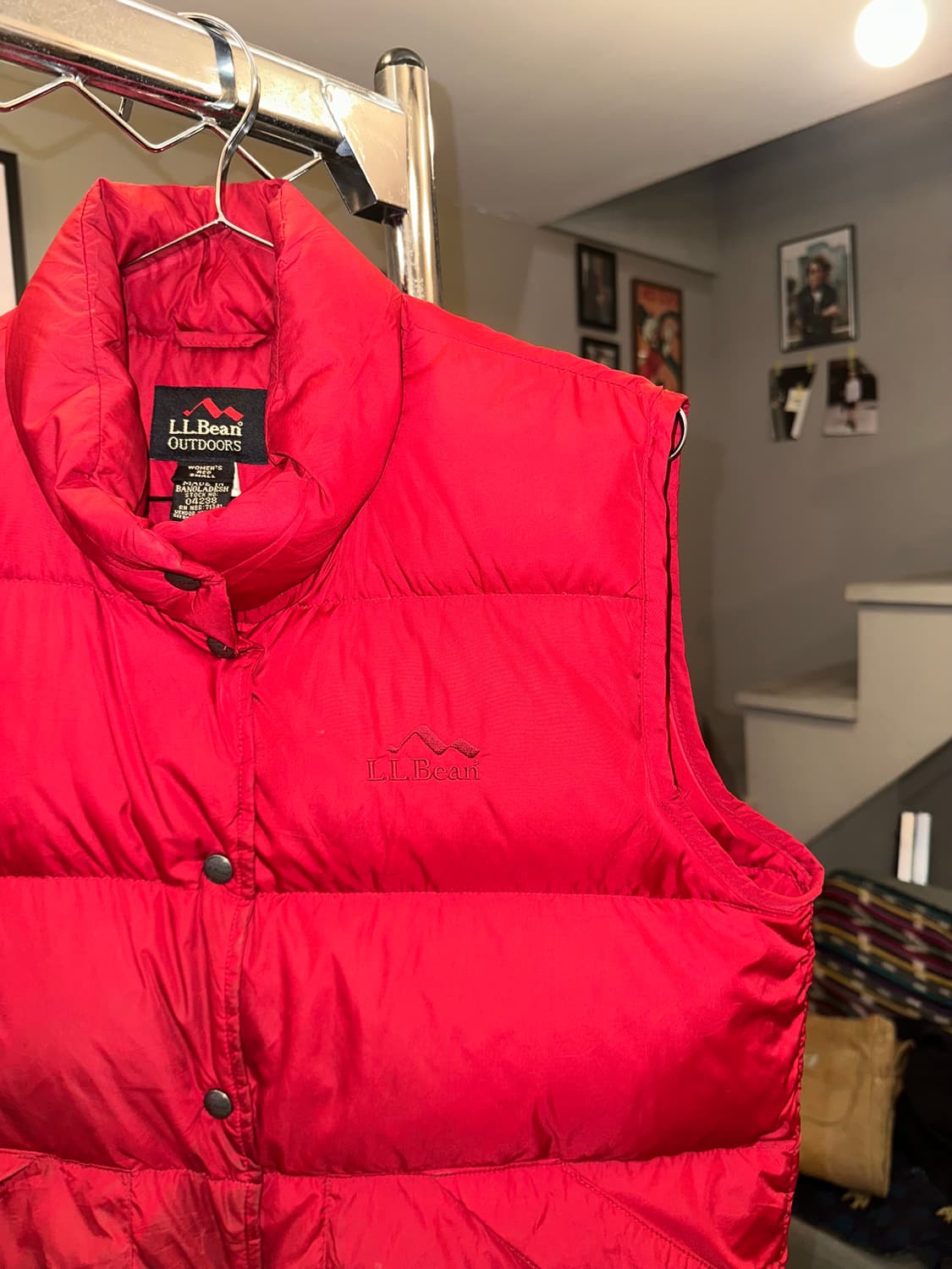 00’s LL Bean Red small logo vest 상품이미지5