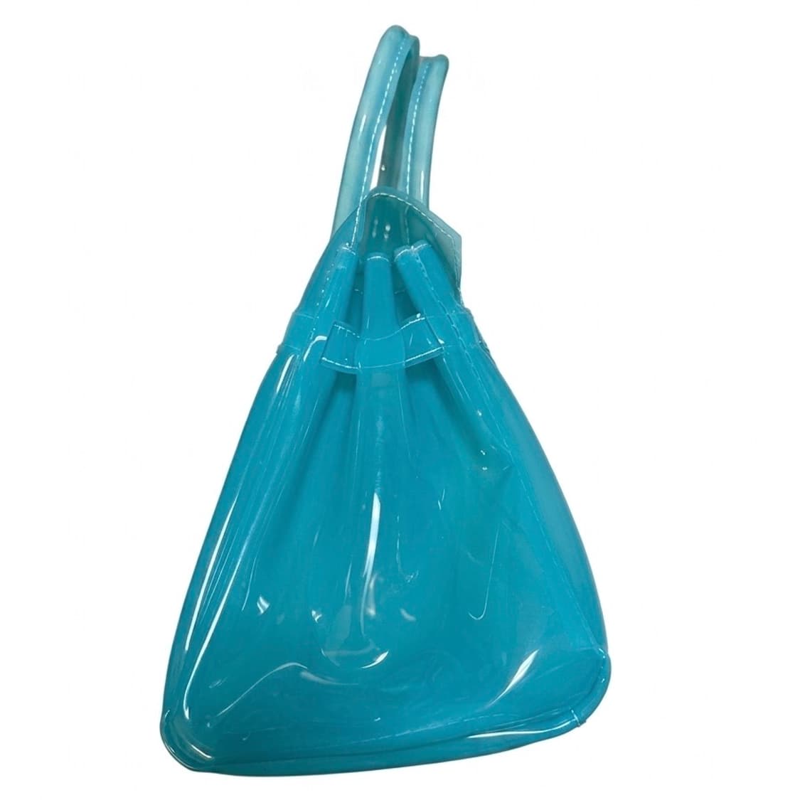 Blue 유광_ 키키 젤리백 버킨젤리 퍼킨백 pvc숄더백 상품이미지2