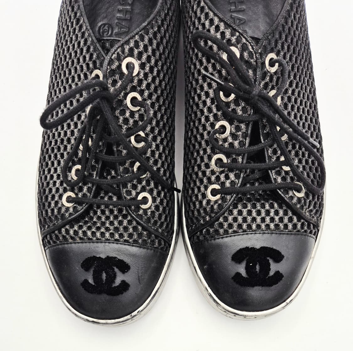 샤넬 CC 로고 G32200 스니커즈 단화 36 1/2 상품이미지7