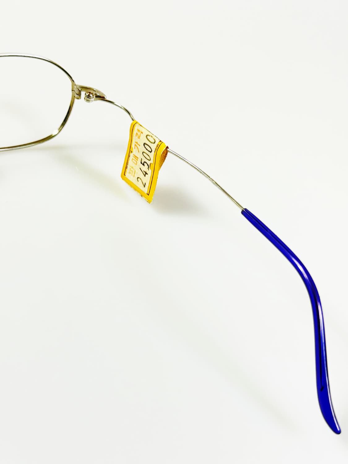 90s TENSHO 실버 메탈 슬림 스퀘어 빈티지 안경 상품이미지6