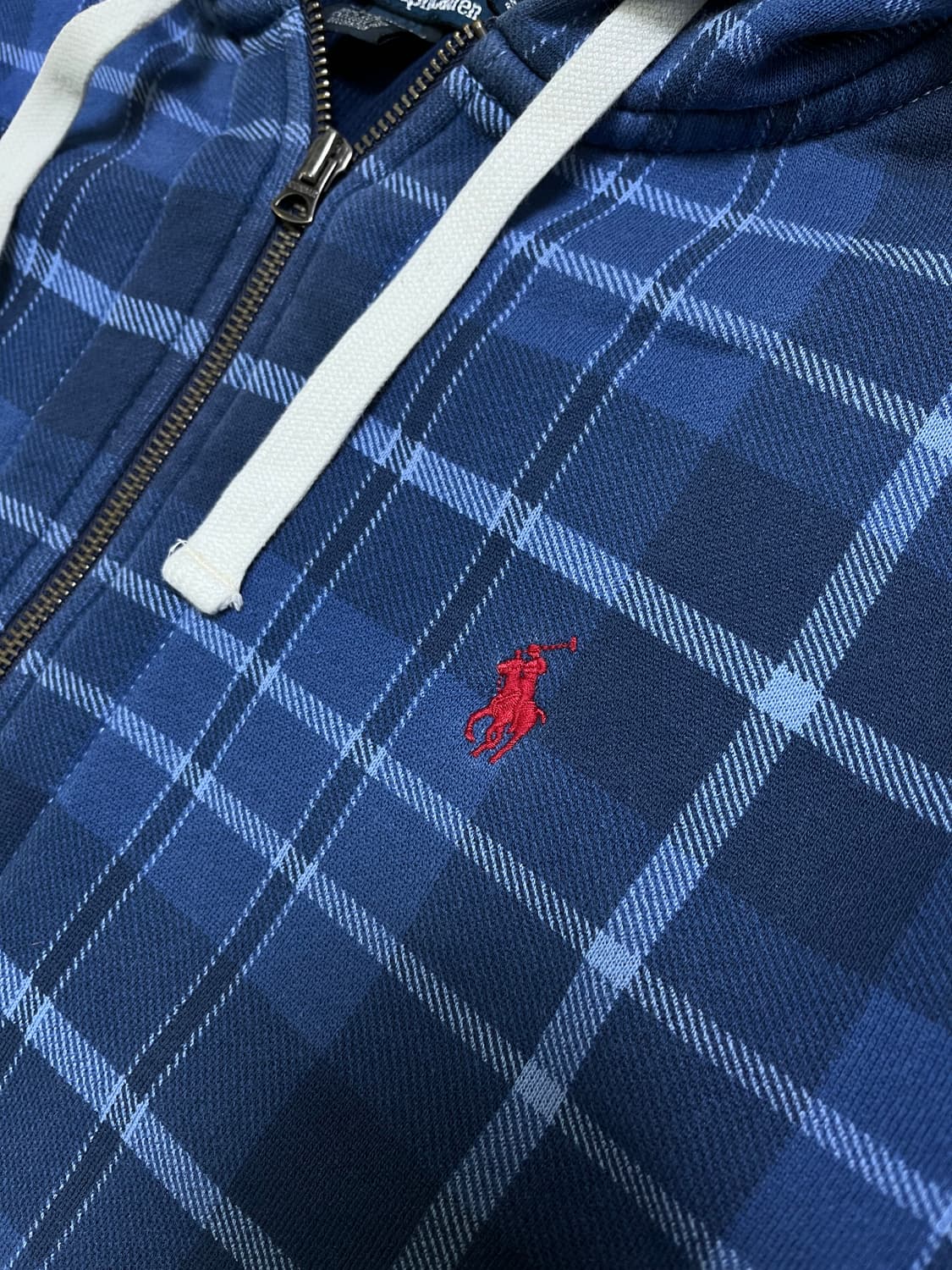 폴로 체크 후드 자켓 상품이미지2