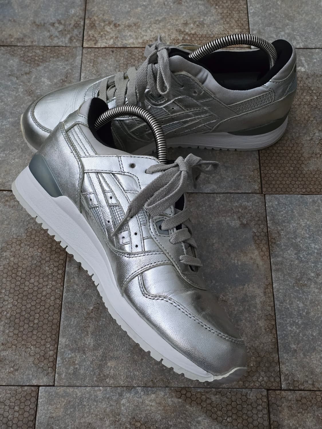 (270)아식스 젤 라이트 3 실버 상품이미지4