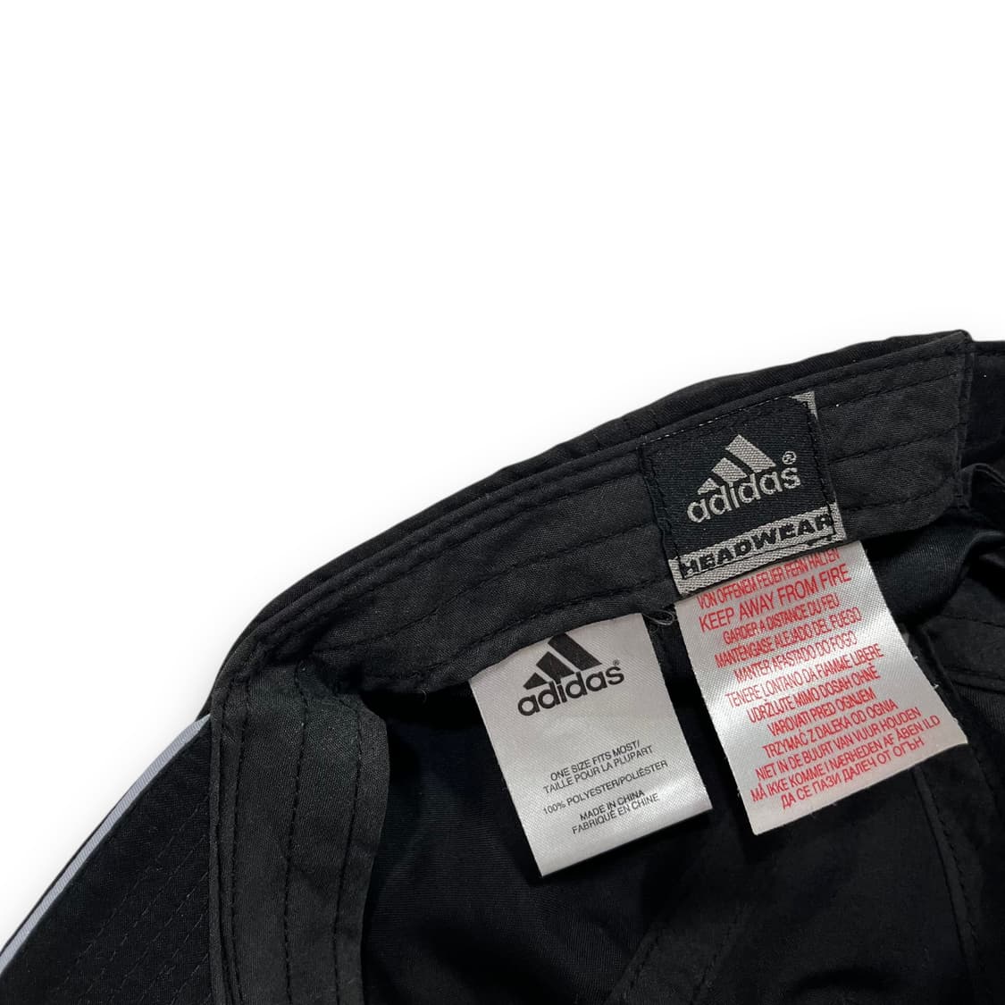 아디다스 삼선 로고 딥 다크 폴리 빈티지 볼캡 상품이미지5