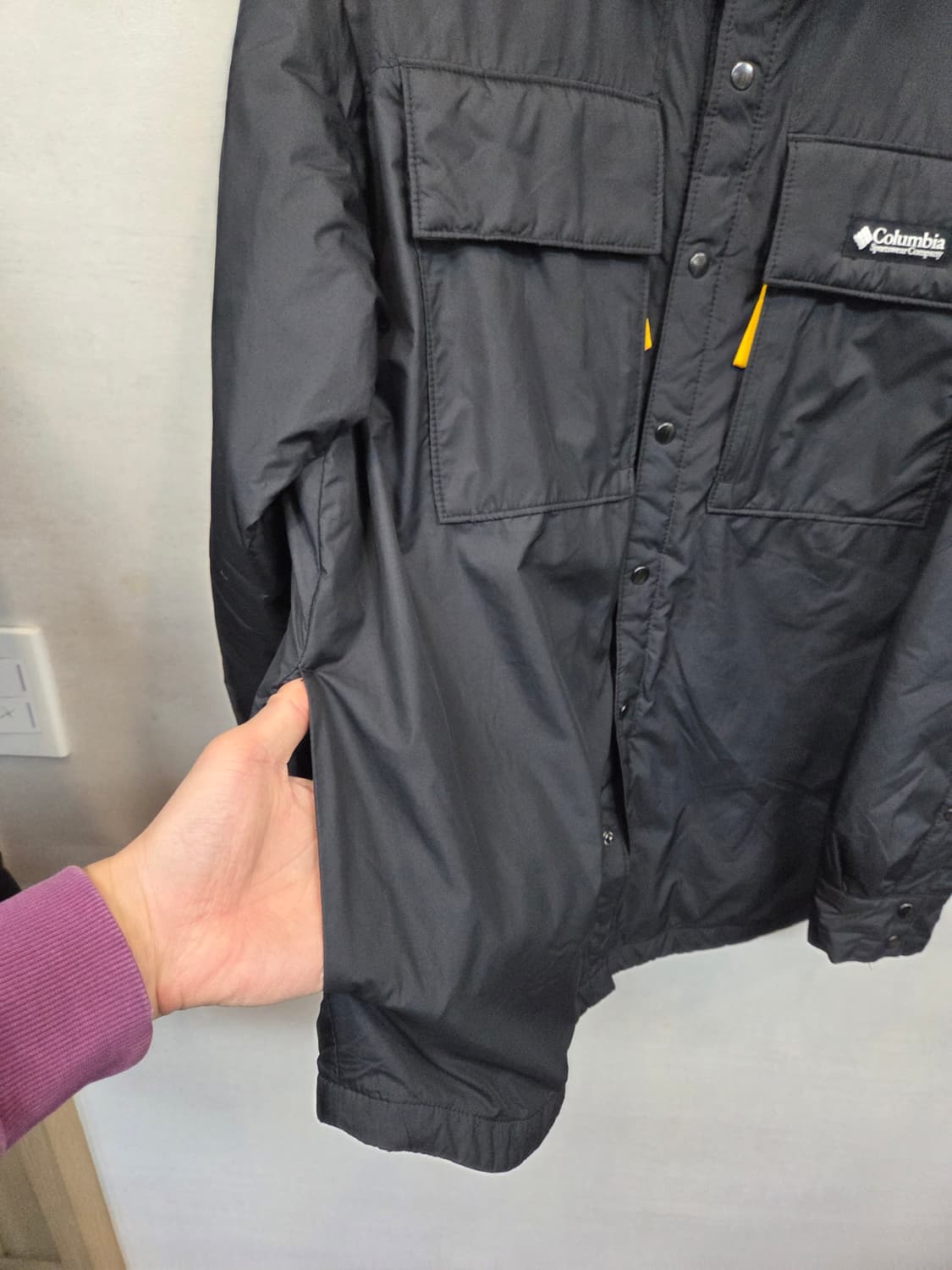 컬럼비아 볼라스틱 릿지 사이드포켓 패딩 셔츠자켓 L 상품이미지6