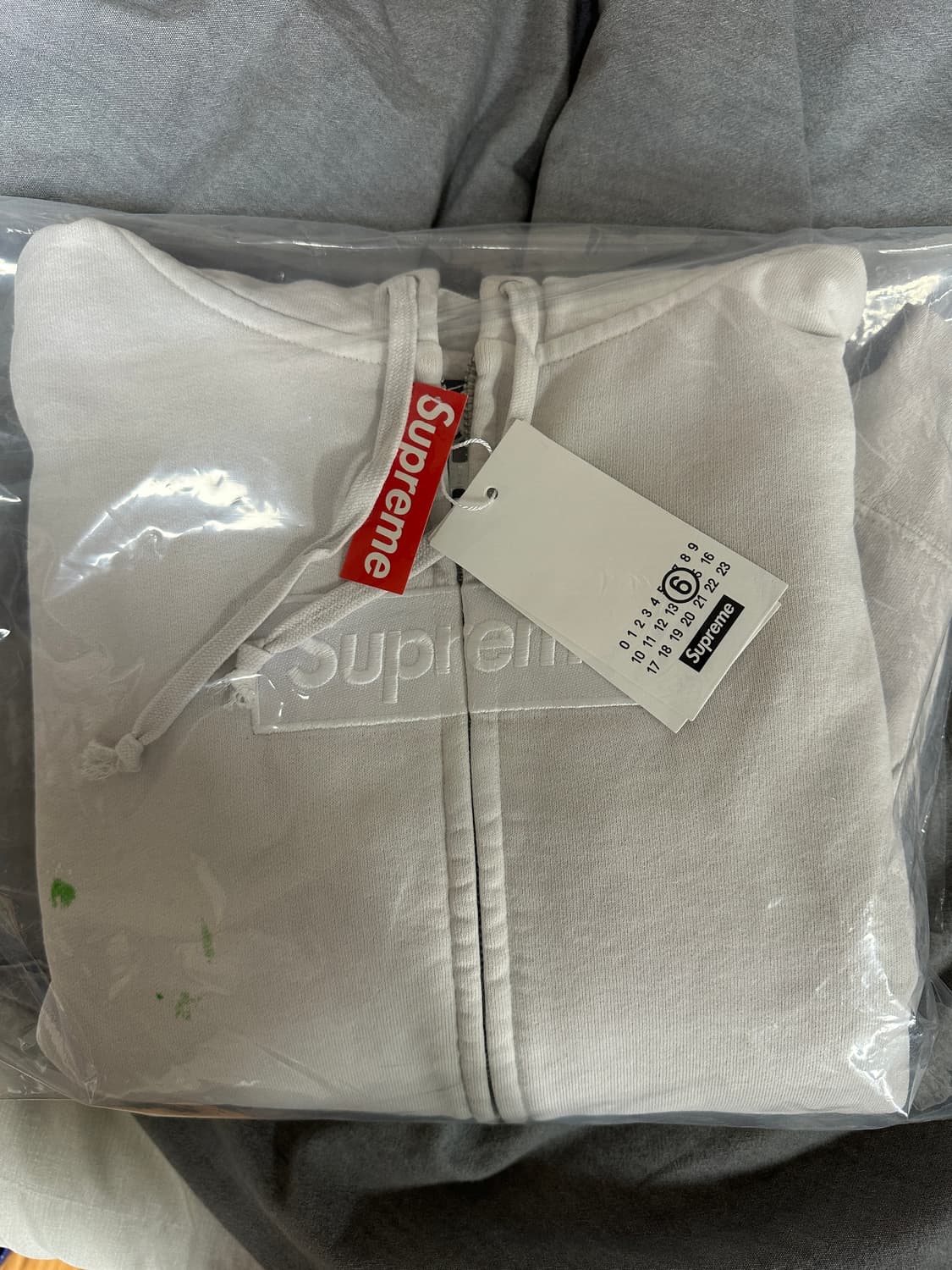 슈프림 마르지엘라 후드집업 화이트 S 상품이미지1