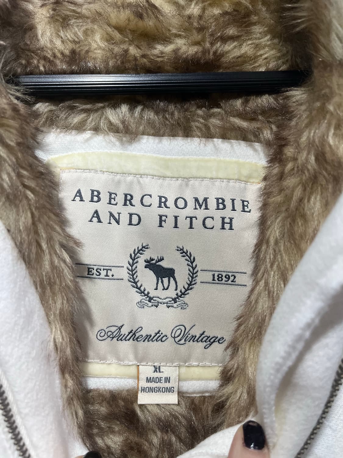 아베크롬비 퍼 투웨이 후드집업 상품이미지4