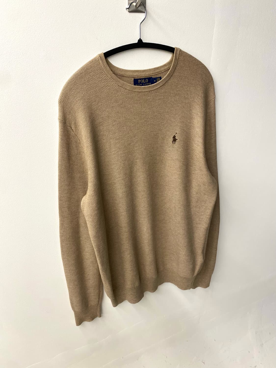 [M] Polo 폴로 랄프로렌 베이지 피마코튼 롱 슬리브 상품이미지3