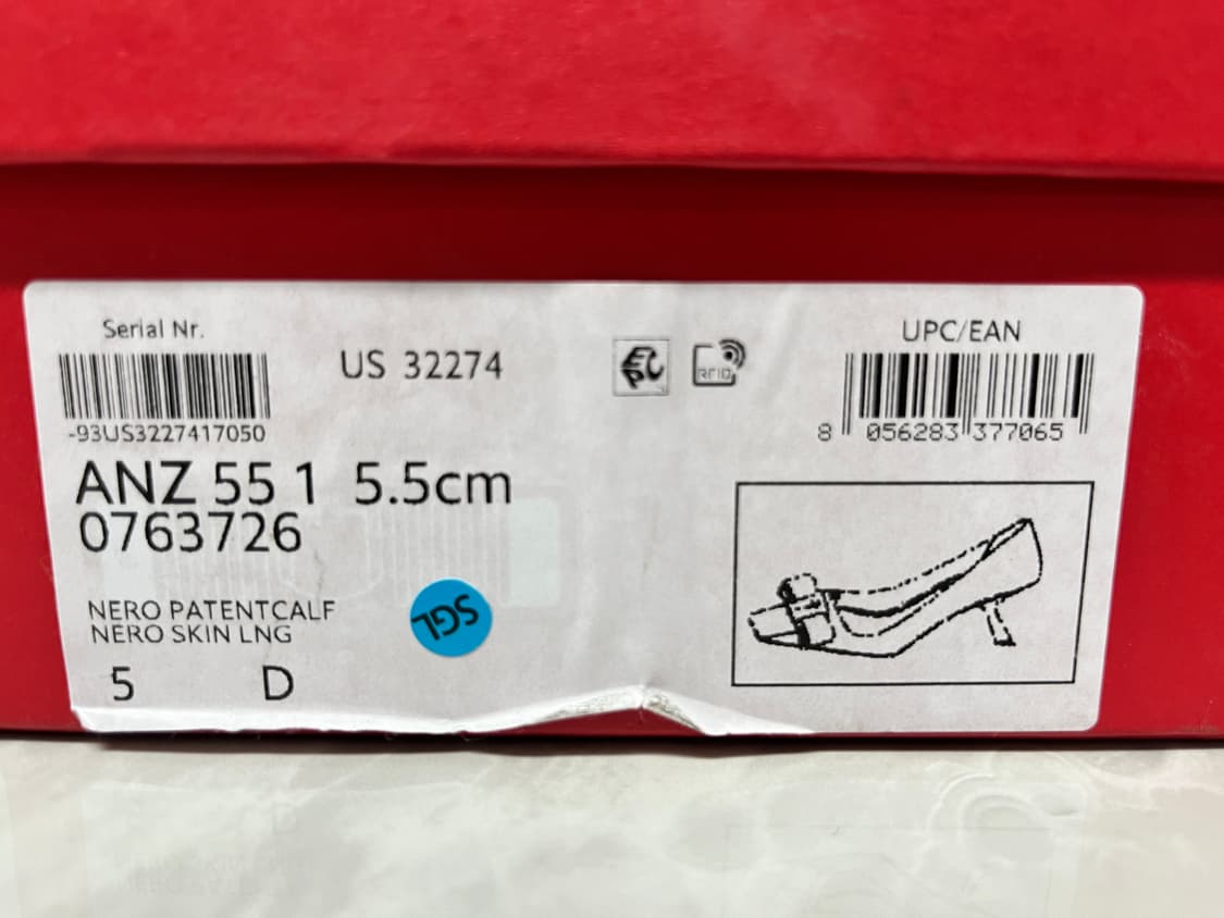 새상품) 페라가모 바라 펌프스 블랙 5사이즈 상품이미지7