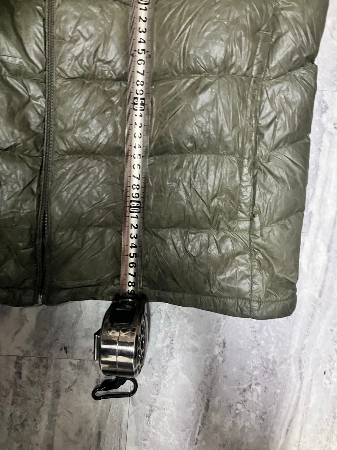 일본빈티지 올드스쿨아메카지스트릿 시골너드남 혁오풍 경량패딩 카키 상품이미지3