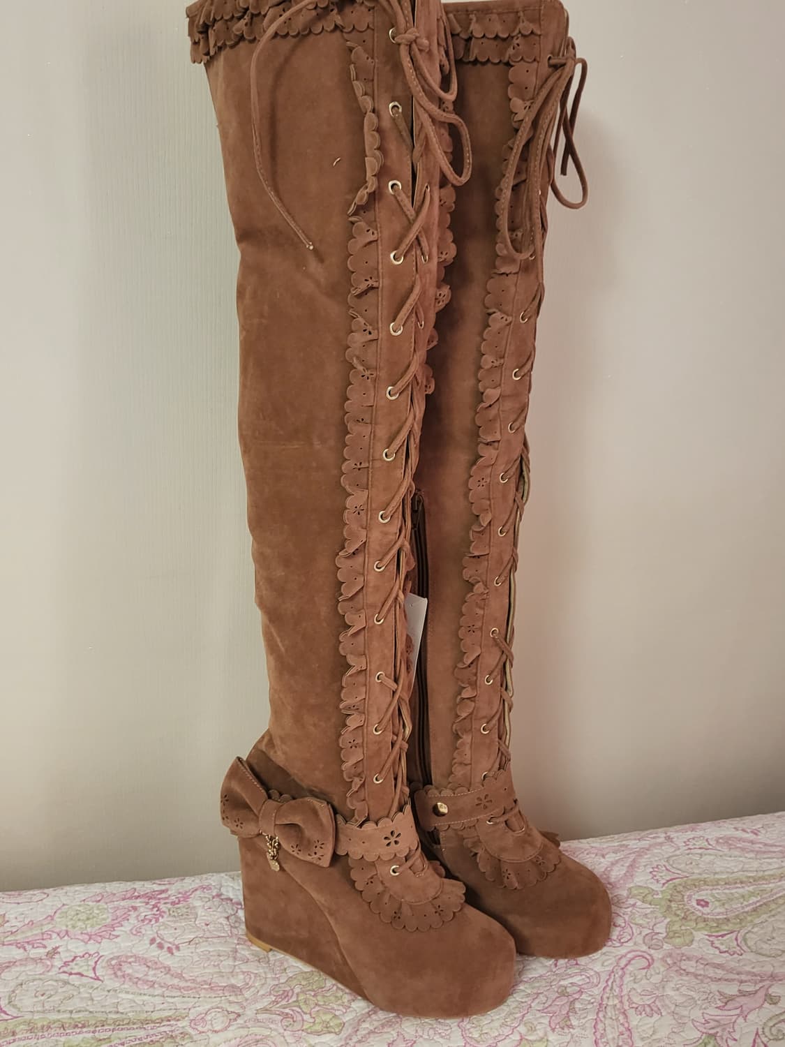 리즈리사 lizlisa 부츠 새상품팝니다 히메갸루 라떼갸루 상품이미지1