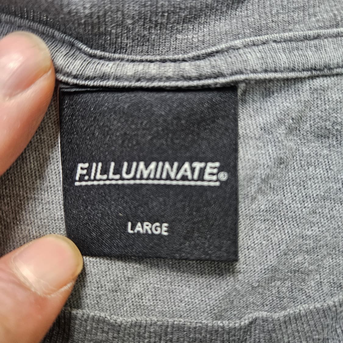 L 필루미네이트 그레이 반팔티 0312Y 상품이미지3