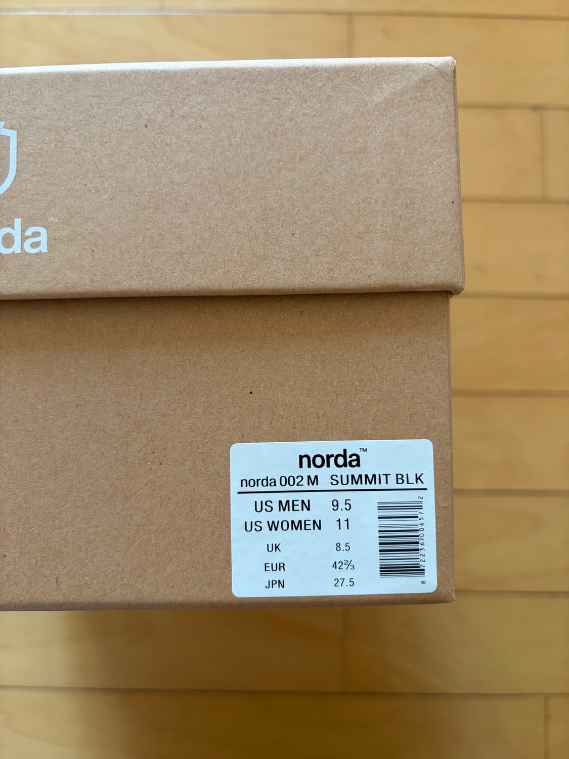 노다(norda) 002 SUMMIT BLACK 275사이즈 상품이미지8