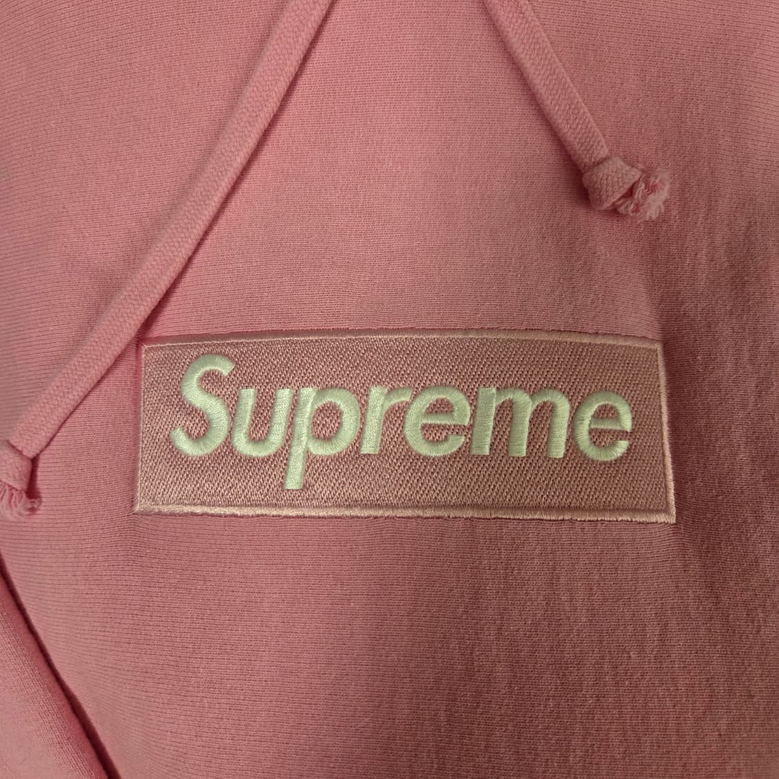슈프림 박스로고 후드 스웨트셔츠 핑크 - 21FW L 상품이미지2