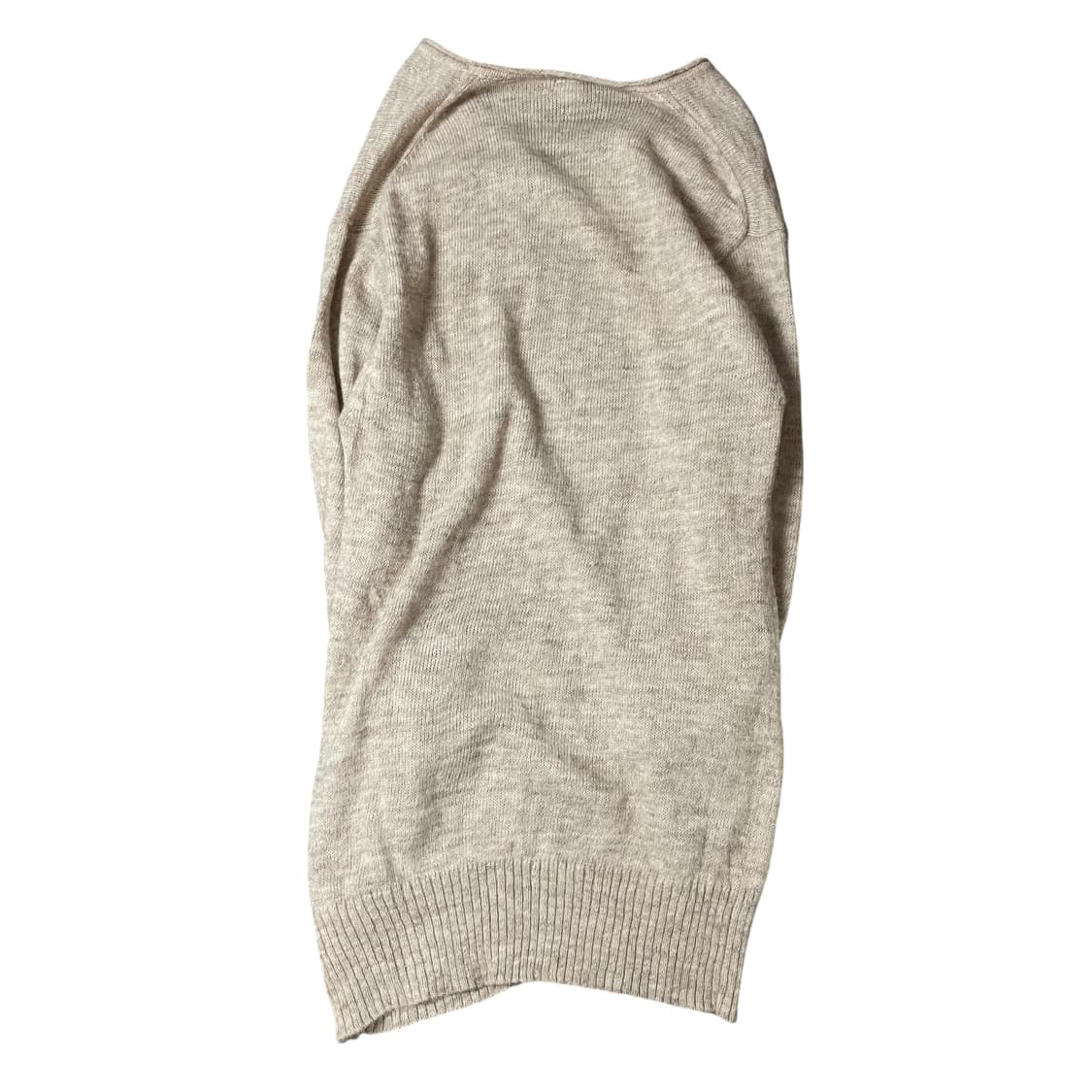 JPN 베이지핑크 투포켓 롱 긴팔 니트 상품이미지2