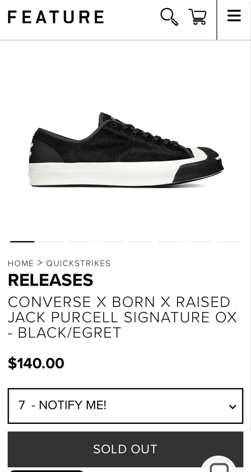 Born X Raised (본앤레이즈드) 잭퍼셀 시그니처 OX 상품이미지2