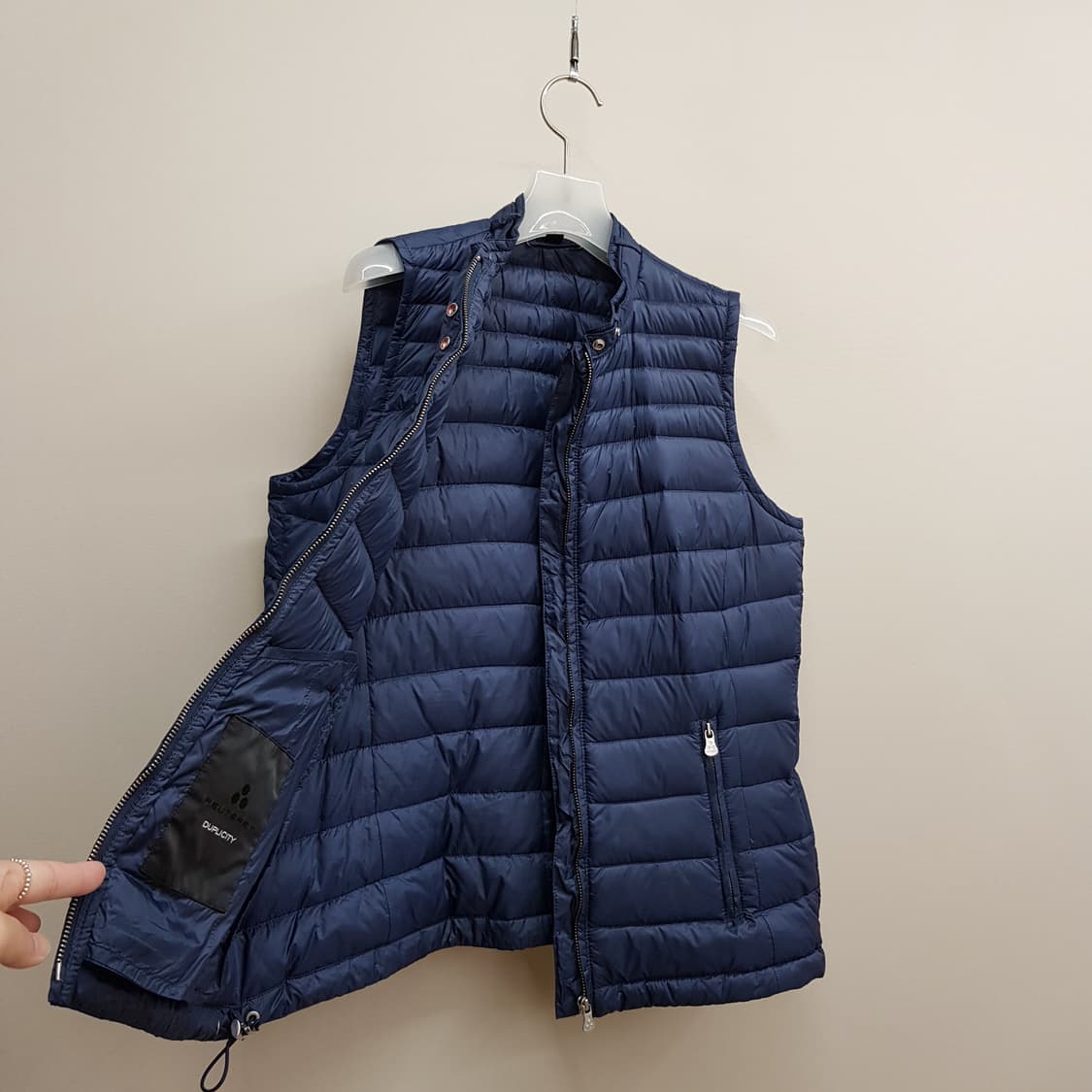 PEUTEREY 구스다운 경량 패딩 베스트 IT 44사이즈 상품이미지3