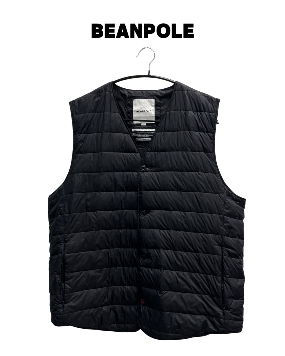 빈폴 구스다운 경량 패딩 조끼 블랙 상품이미지1