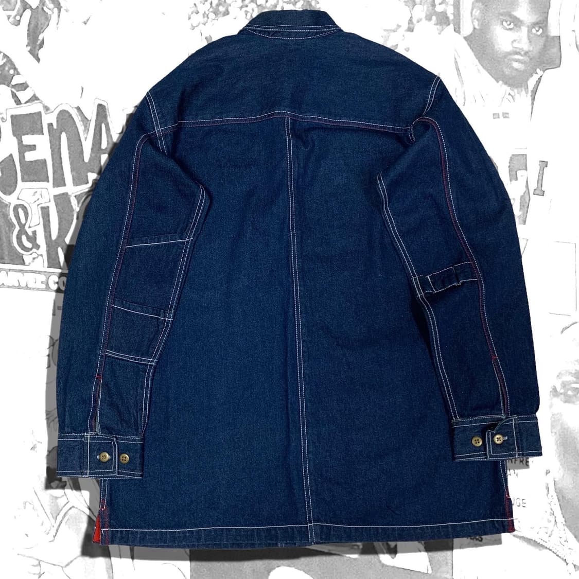 Has soul 올드스쿨 힙합 데님셔츠 상품이미지7