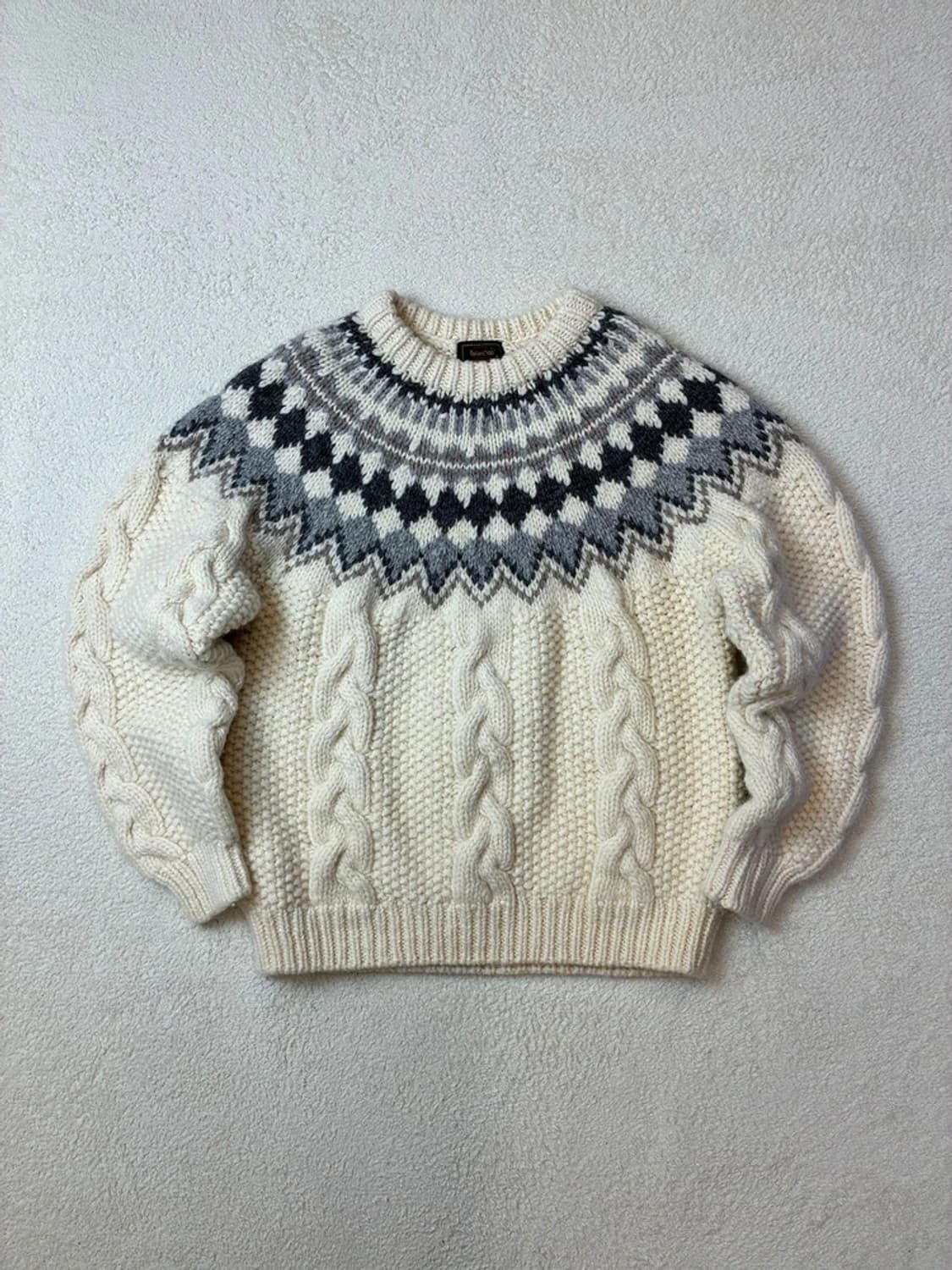 Botany 70's 헤비 뉴울 니트 PN5926 상품이미지1