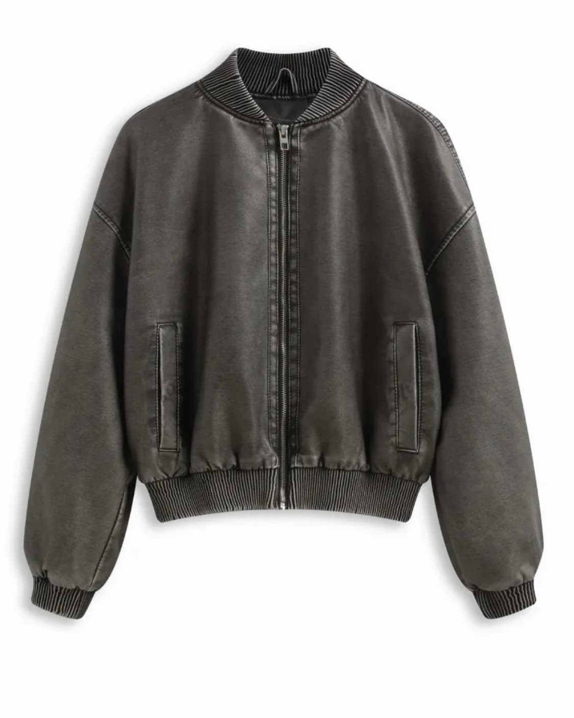 CIDER 레더 봄버 자켓 (새상품) 55사이즈 상품이미지6
