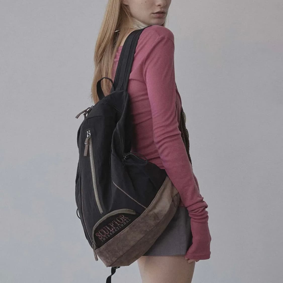 스컬프터 백팩 Oldschool Slouchy Backpack Black 상품이미지1