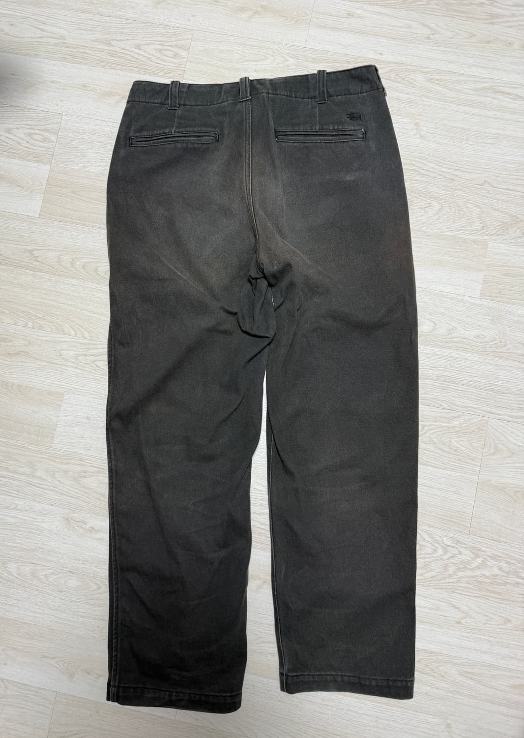 스투시 그레이 코튼 팬츠 팝니다 상품이미지2