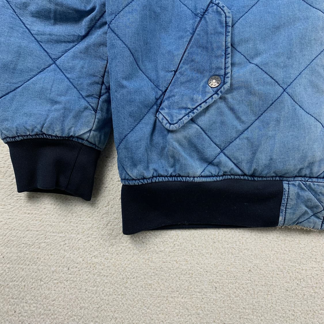 00's 리바이스 레드탭 데님/플리스 리버시블 퀼팅 자켓 상품이미지4