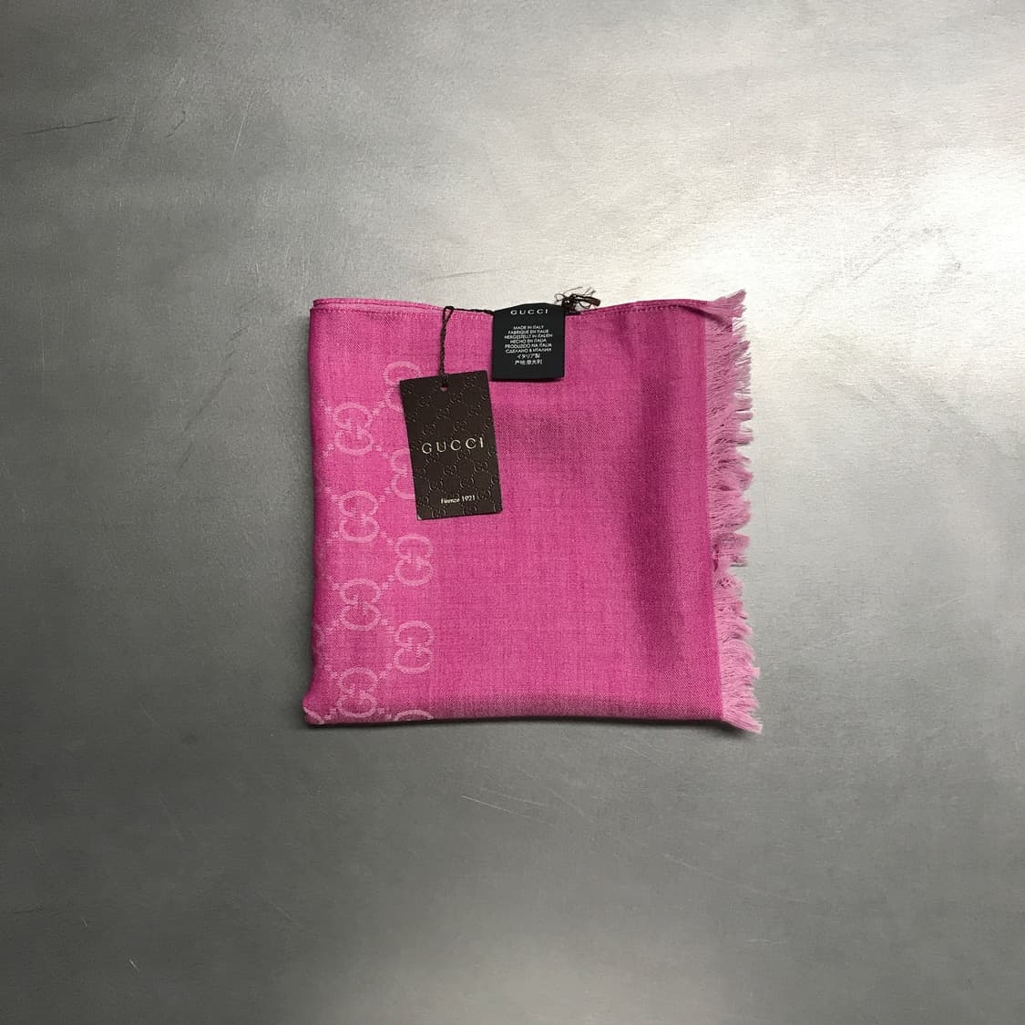 구찌 핑크 스카프 새상품 상품이미지2