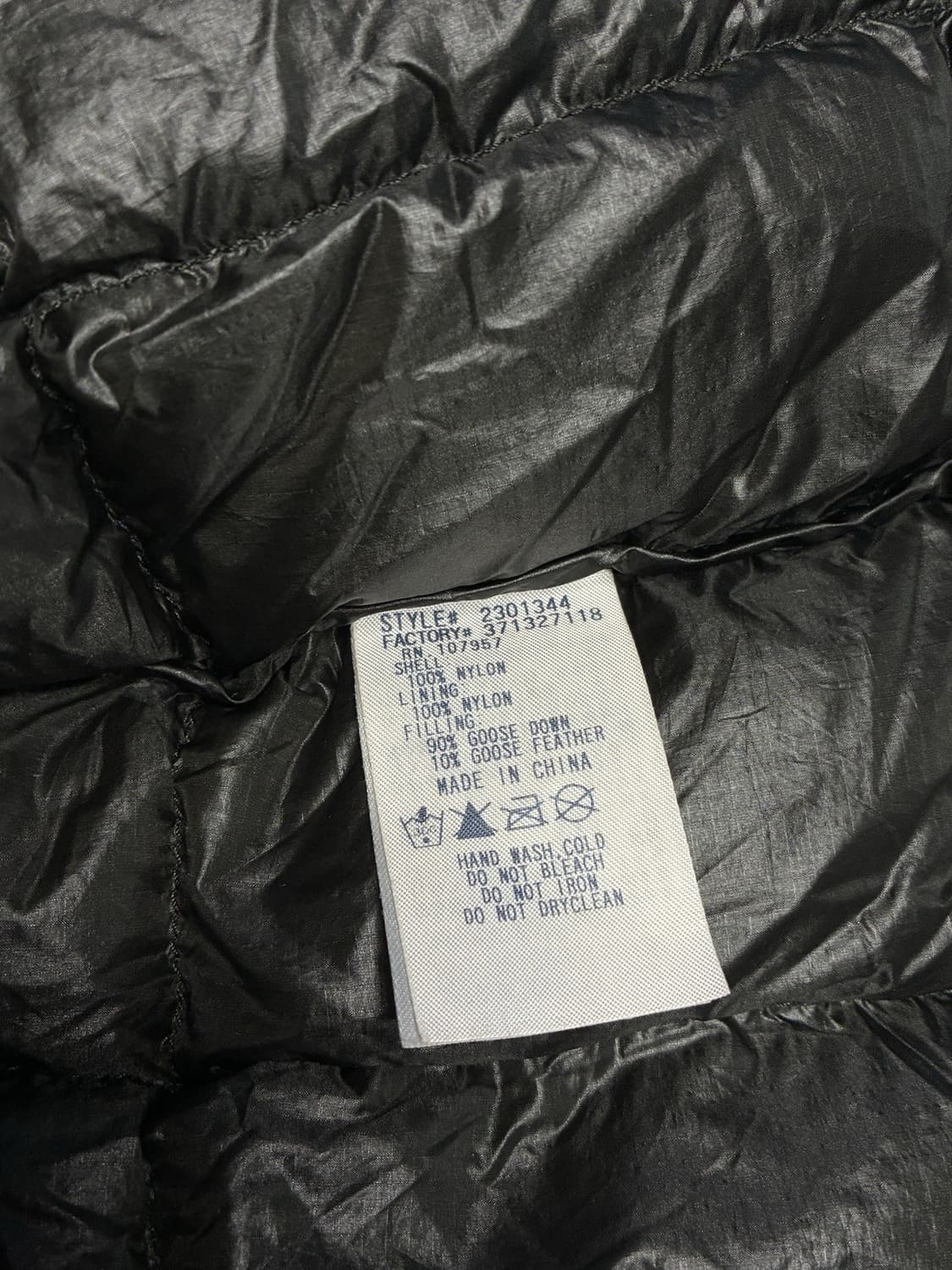 10s 몽벨 U.L. 경량패딩 자켓 블랙 상품이미지5