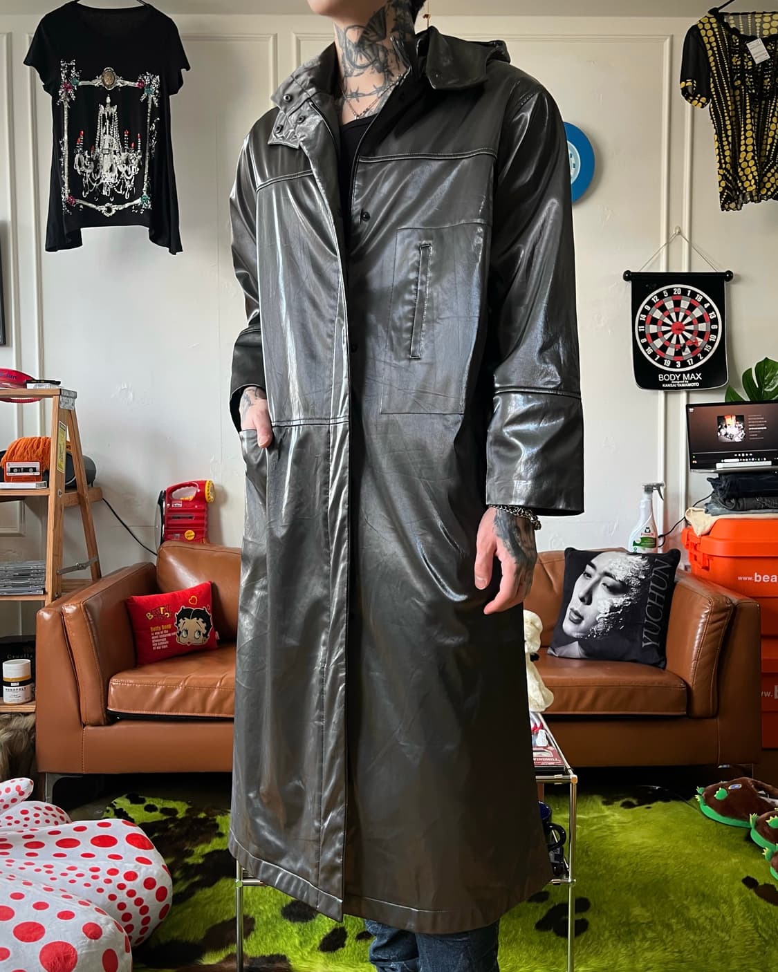 1970-80s CHACOK France Coating Rain Coat 상품이미지2