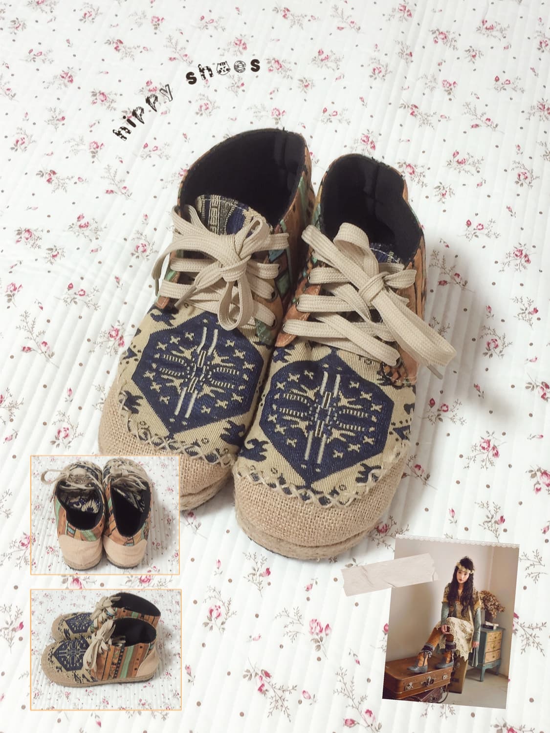 빈티지 히피에스닉 신발 상품이미지1