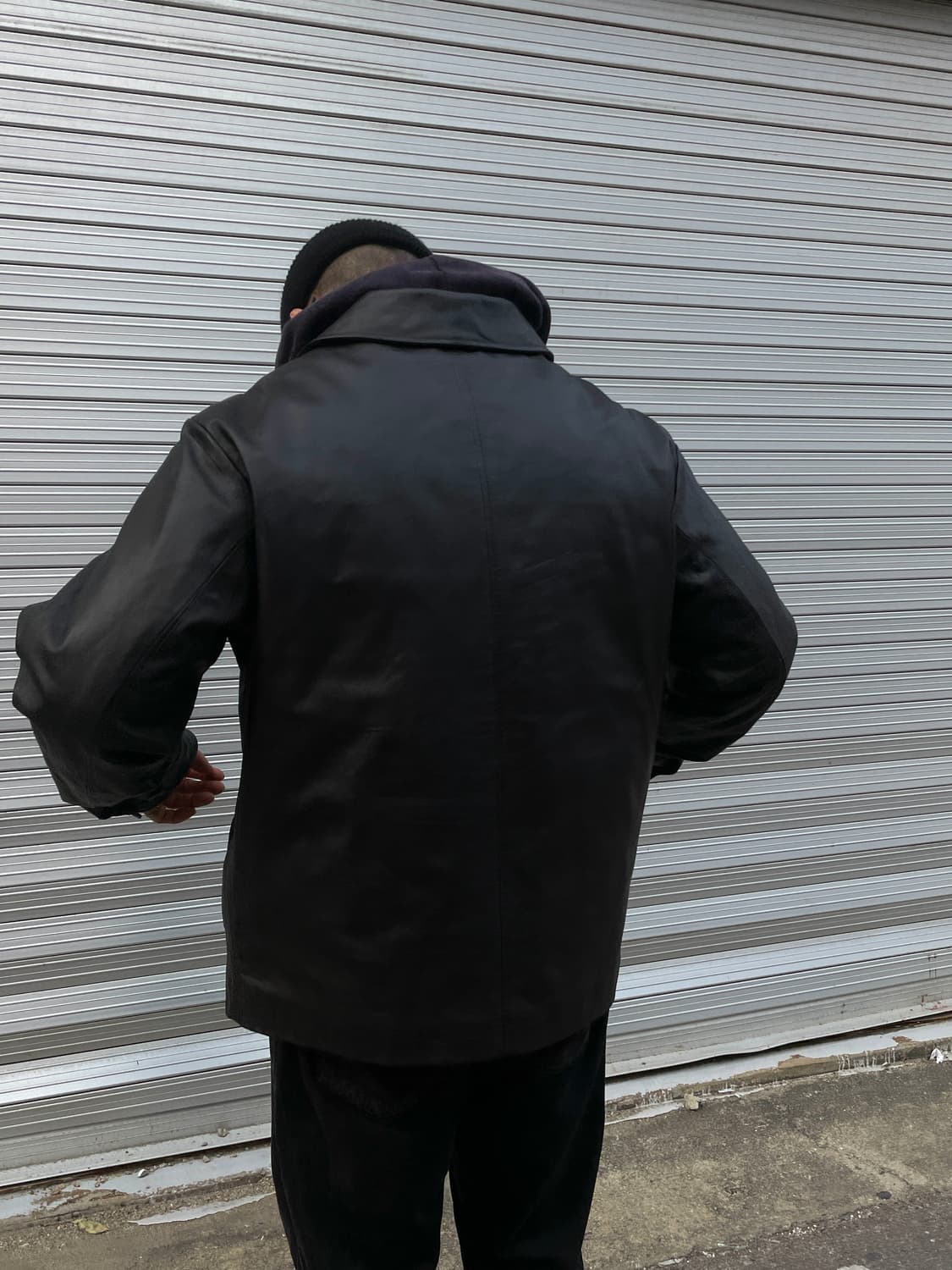 90-00s Old Gap Leather Jacket Dark Brown 상품이미지7