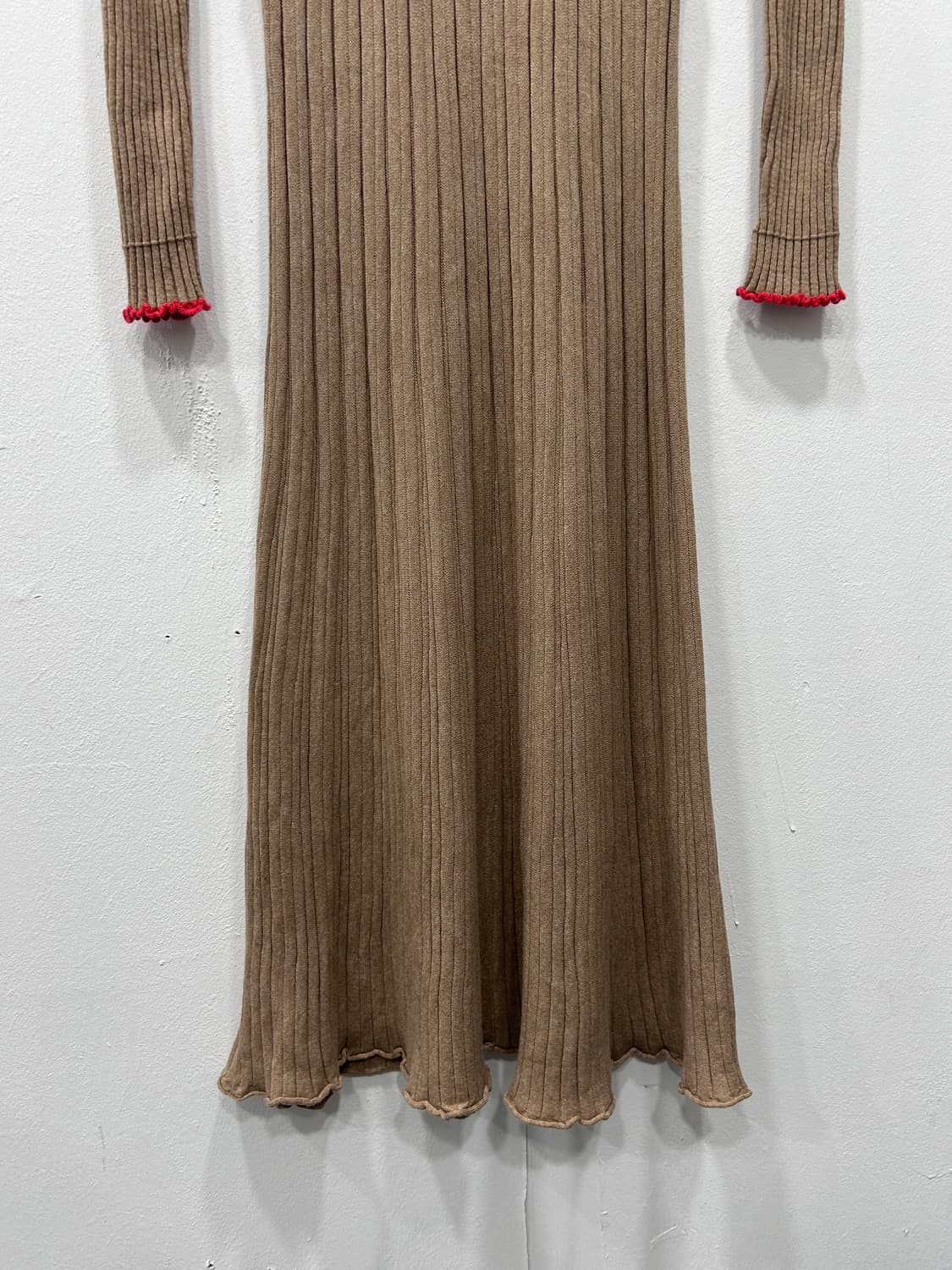 지컷 Gcut 울 니트 롱 원피스 상품이미지3