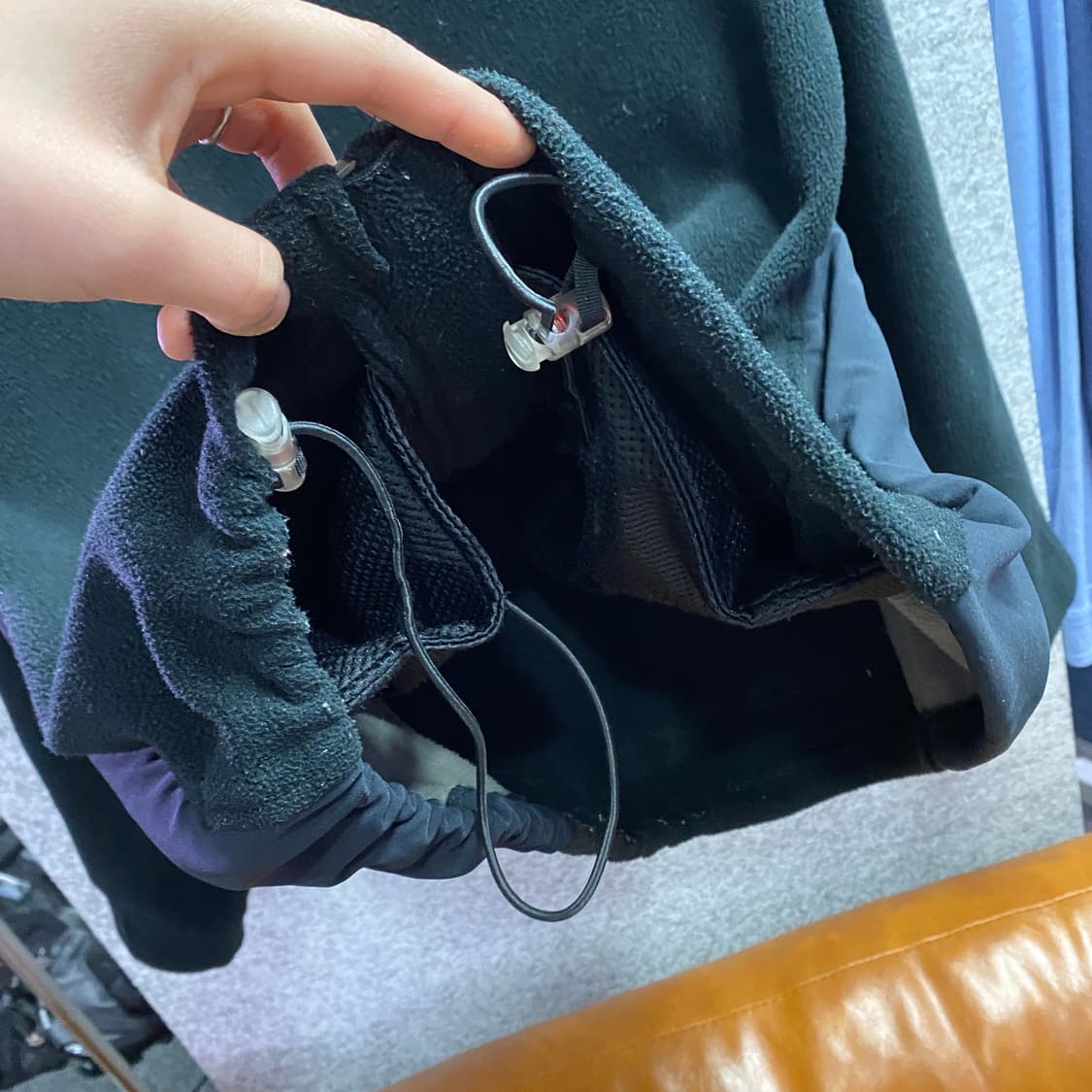 오클리 플리스 집업 블랙 자켓  B4158 상품이미지5