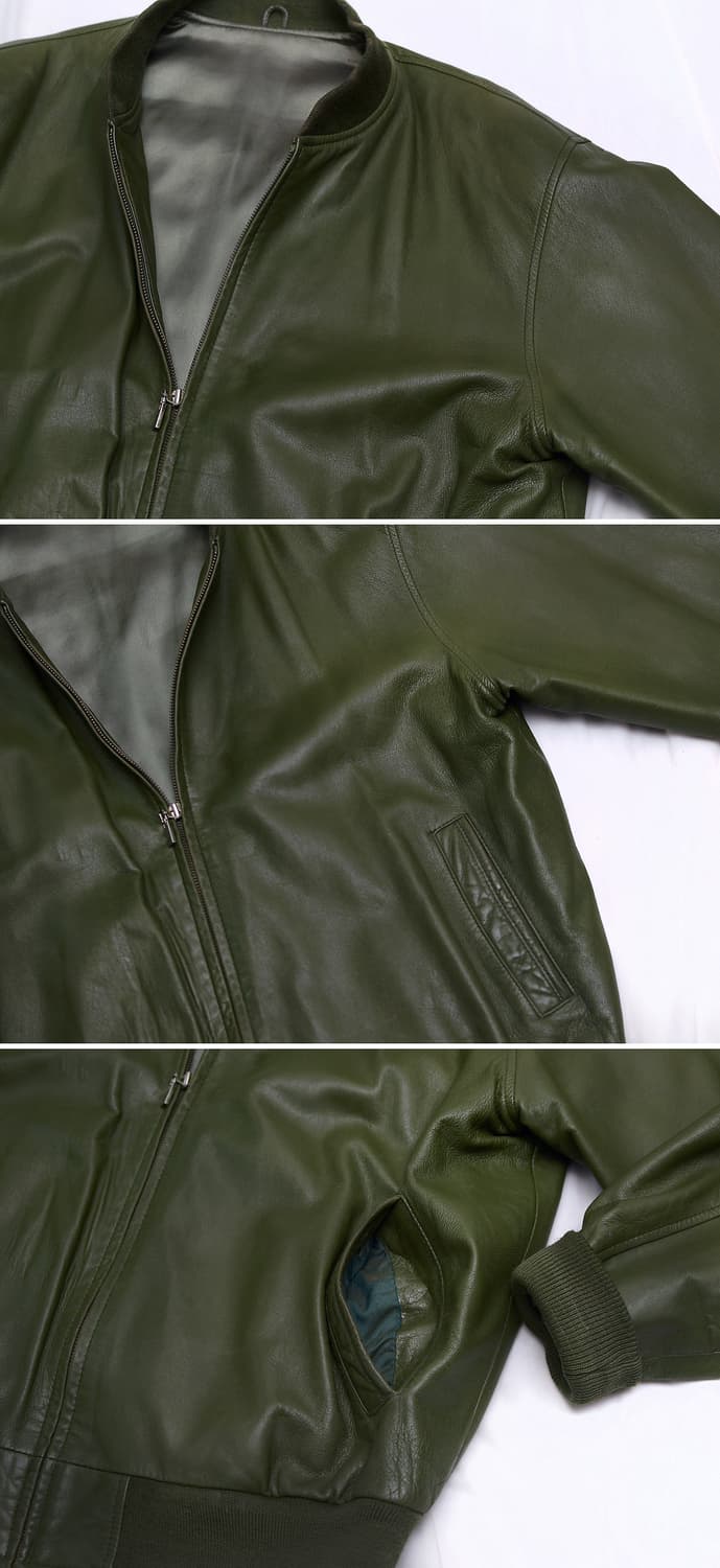 스끼아티 이태리 핸드메이드 양가죽 봄버 자켓 (50 / 105+) 상품이미지8